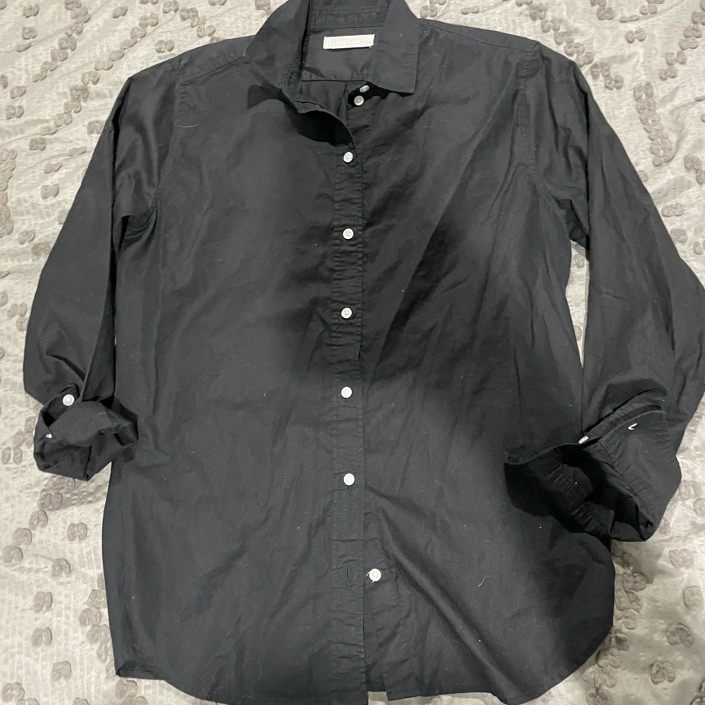 Everlane Long Black Shirt